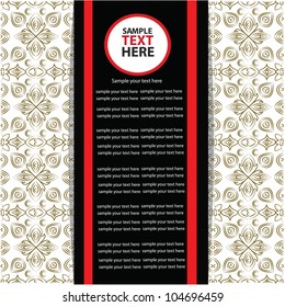 Pattern background for text,Vector