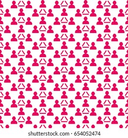 Pattern background user human person icon