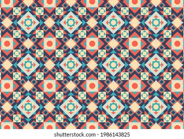 pattern background vector with abstract geometric shapes