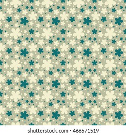 Pattern background vector with Flower