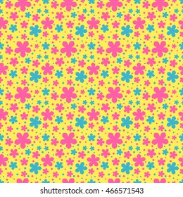 Pattern background vector with Flower
