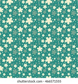 Pattern background vector with Flower