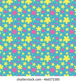 Pattern background vector with Flower