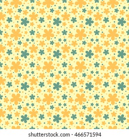 Pattern background vector with Flower