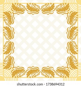 Pattern background of wheat. Vector illustration