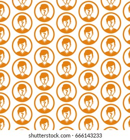 Pattern background why us people icon