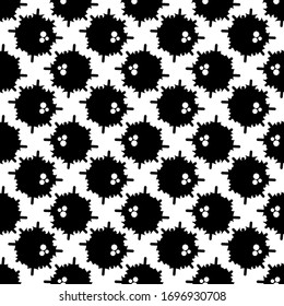 pattern of bacteria, virus, cells in biology