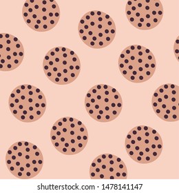 pattern of bakery chocolate cookies