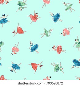 Pattern of the ballerina,
I made a ballerina a pattern,
