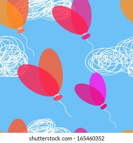 pattern with balloons