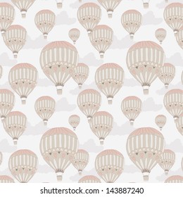  Pattern with balloons. Copy that square to the side and you'll get seamlessly tiling pattern. eps 10