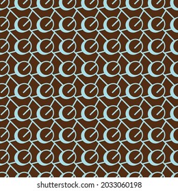 Pattern based on decorative elements Seamless pattern in retro Indian style