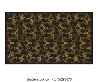 pattern based on ornament carving . vintage style vector. 