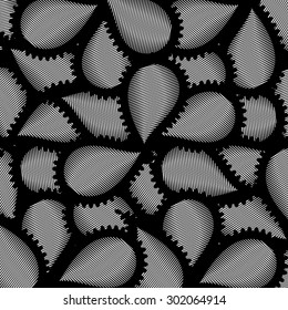 Pattern based on traditional Asian elements Paisley for design