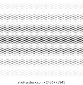 Pattern based on traditional Islamic ornament. Disappearing effect. Average fade out . Black and white. With additional optical effect  