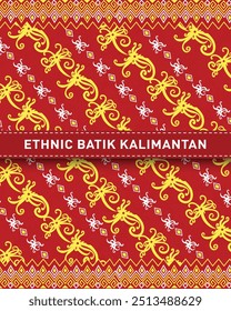 Pattern Batik Dayak Kalimantan Indonesia