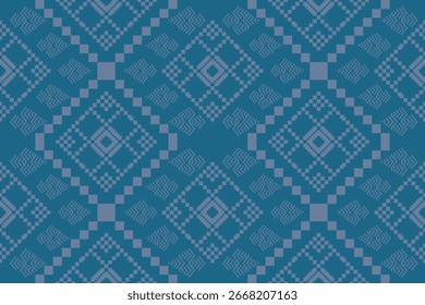 Patrón Flor de batik Damasco Étnico Boho Ikat Textura Fondo geométrico tribal
