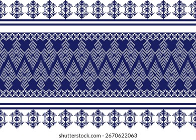 padrão batik flor damasco étnico boho ikat textura tribal fundo geométrico