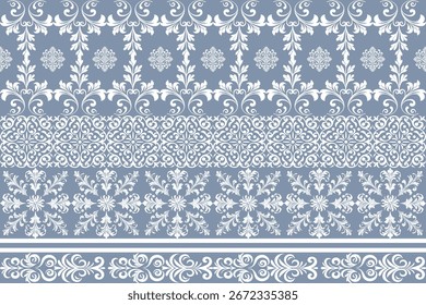 pattern batik flower damask ethnic boho ikat texture tribal geometric background