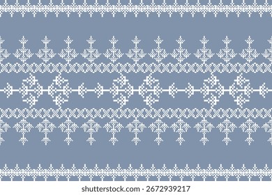 Patrón Flor de batik Damasco Étnico Boho Ikat Textura Fondo geométrico tribal