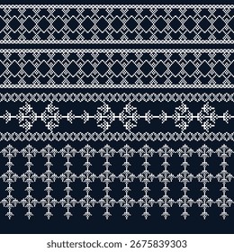 padrão batik flor damasco étnico boho ikat textura tribal fundo geométrico