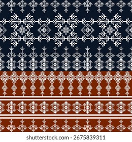 muster batik blume damast ethnisch boho ikat textur tribal geometrischen hintergrund