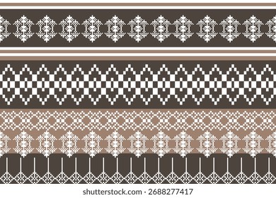 Patrón Flor de batik Damasco Étnico Boho Ikat Textura Fondo geométrico tribal
