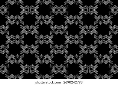 Patrón Flor de batik Damasco Étnico Boho Ikat Textura Fondo geométrico tribal