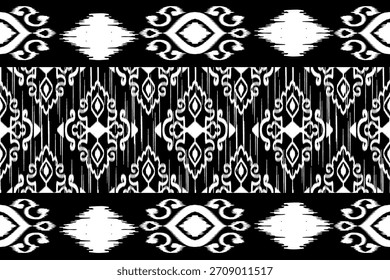 muster batik blume damast ethnisch boho ikat textur tribal geometrischen hintergrund