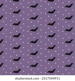 Pattern with bats. Halloween's pattern 