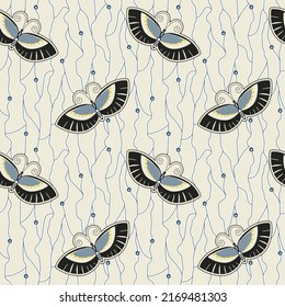 Pattern batterfly for wallpaper and fabric textile