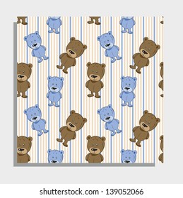 pattern with bears