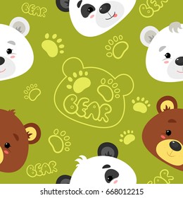 Pattern with bears