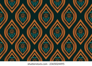 The pattern of beautiful floral motifs is seamless, neatly arranged without being continuous