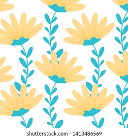 pattern of beautiful flowers naturals