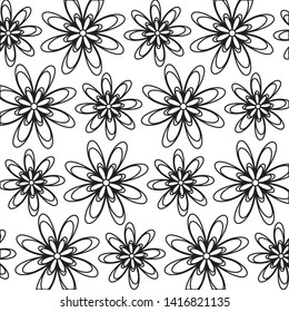 pattern of beautiful flowers naturals