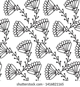 pattern of beautiful flowers naturals