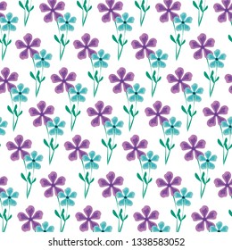 pattern of beautiful flowers nature