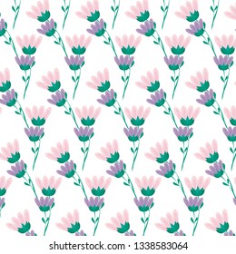 pattern of beautiful flowers nature