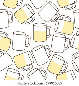 Pattern beer for Oktoberfest seasonal festivals and celebrations 