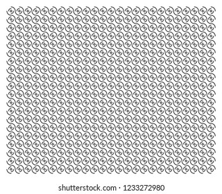 pattern bicycle chain vector