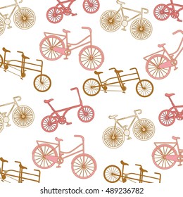 pattern bicycle poster icon vector illustration design