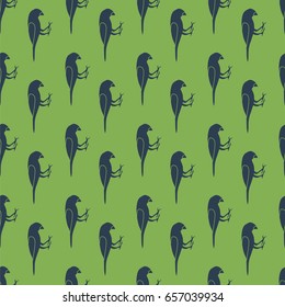 Pattern of birds. Vector repeating pattern of birds.
