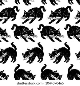 Pattern of the black cats