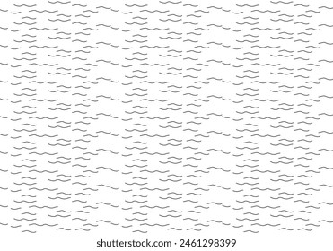 Pattern of black curved lines on white background.