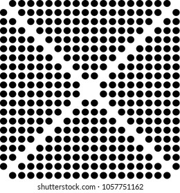 pattern with black dots on white background,wrong sign with point connecting network ,Abstract concept,background vector.