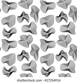 The pattern of the black guilloche elements