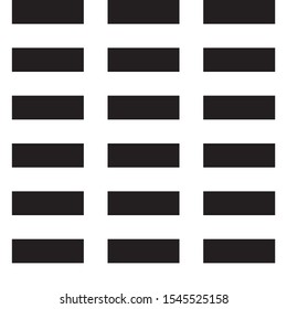 Pattern with black horizontal  rectangles.