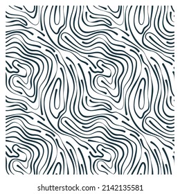 Pattern with black maze waves. 