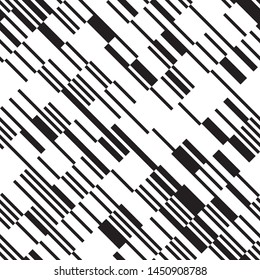 Pattern with black oblique segments. Modern colored geometric background. 